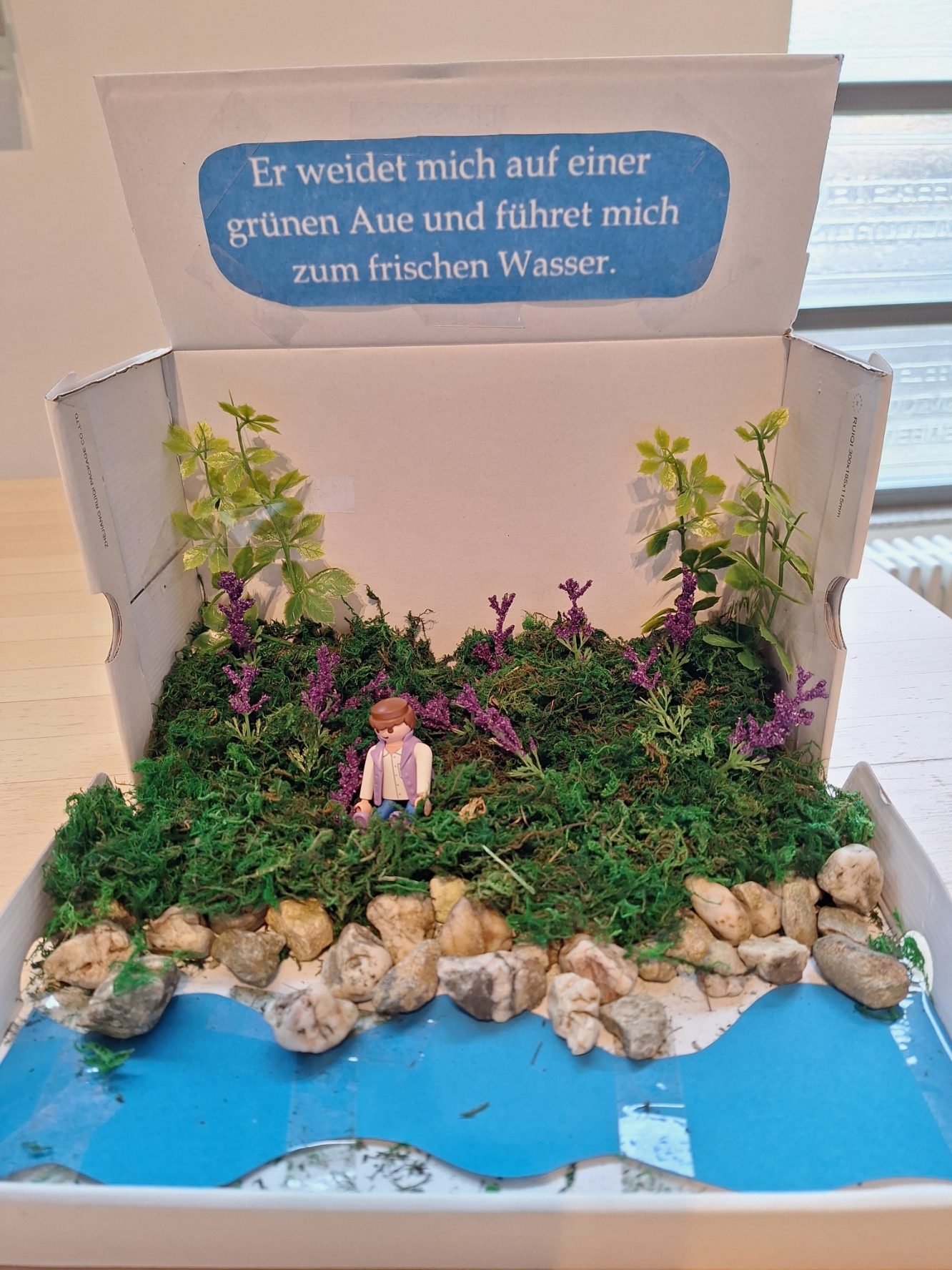 Psalm 23 gekonnt in Szene gesetzt durch unsere Konfis