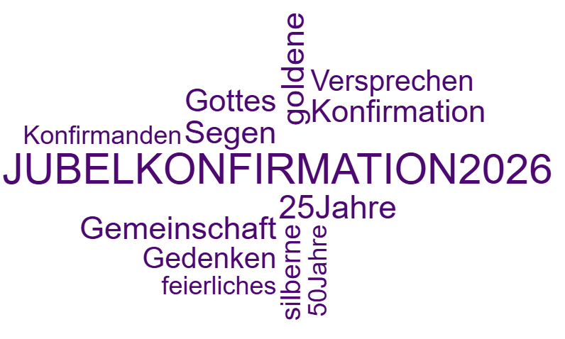 Jubelkonfirmation 2026 – ein Grund zum Feiern…